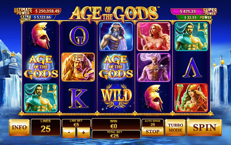 Age Of The Gods Slots Lord Ping