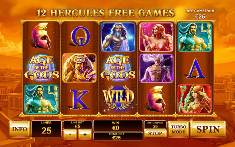 Age Of The Gods Slots Lord Ping