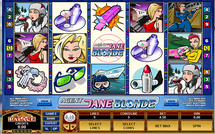 Agent Jane Blonde Slots Lord Ping