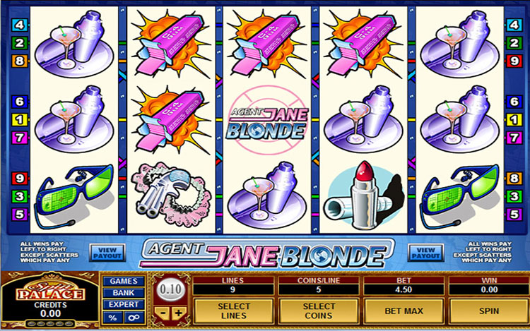 Agent Jane Blonde Slots Lord Ping