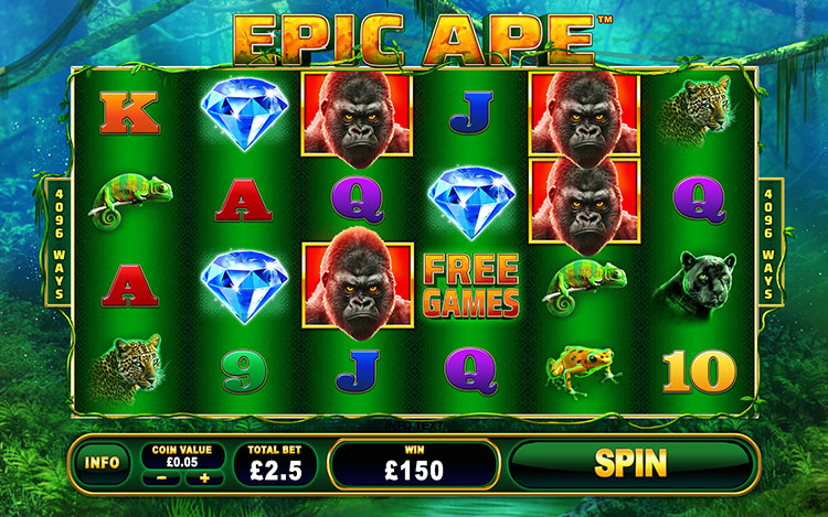 Epic Ape Slots Lord Ping