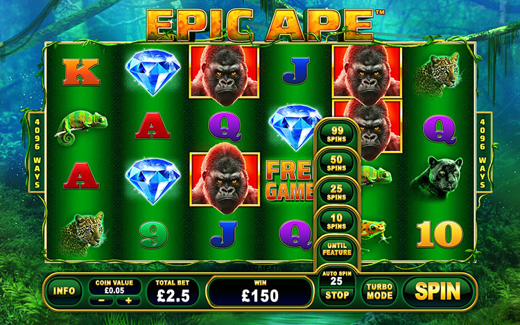 Epic Ape Slots Lord Ping