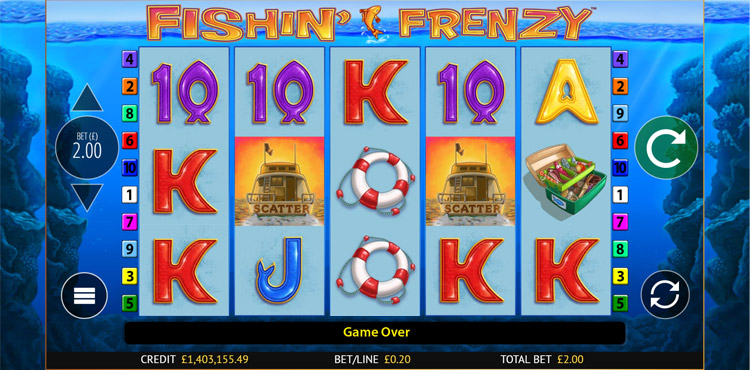 Fishin Frenzy Slots Lord Ping