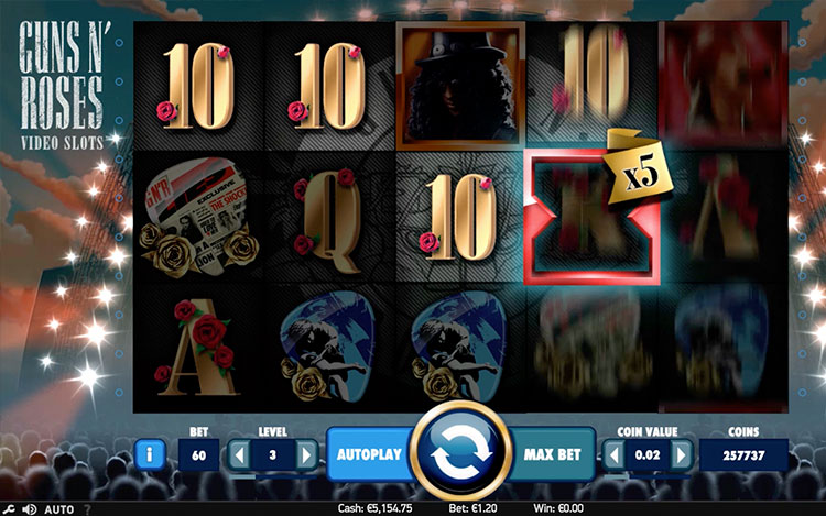 Guns N' Roses Slots Lord Ping