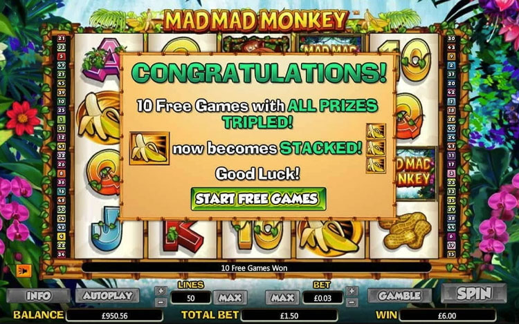Mad Mad Monkey Slots Lord Ping