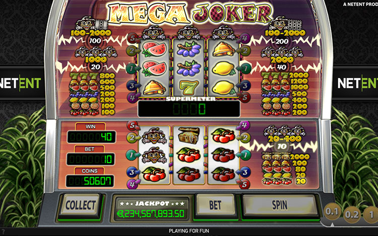 Mega Joker Slots Lord Ping