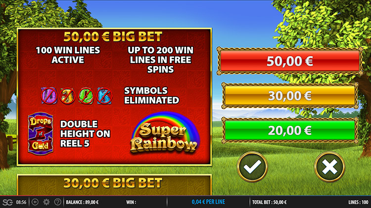 Rainbow Riches Drops of Gold Slots Lord Ping