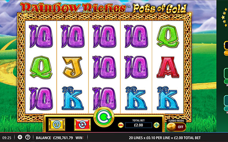 Rainbow Riches Pots of Gold Slots Lord Ping