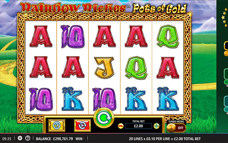 Rainbow Riches Pots of Gold Slots Lord Ping