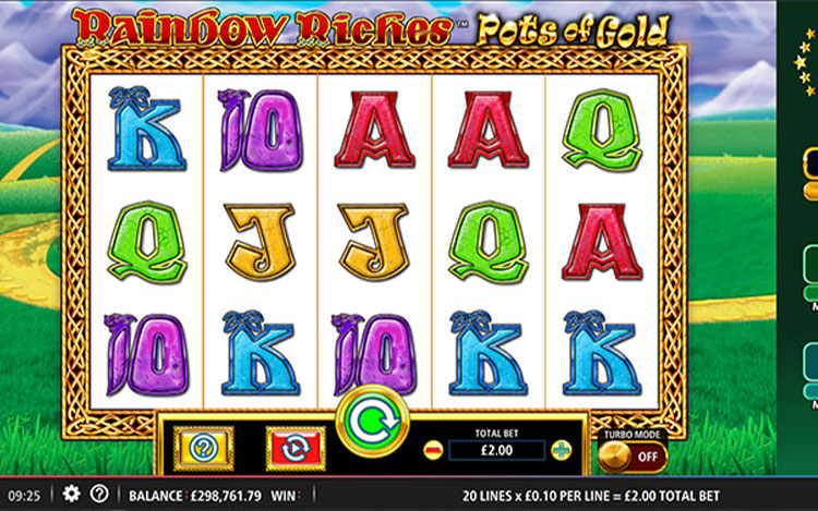 Rainbow Riches Pots of Gold Slots Lord Ping