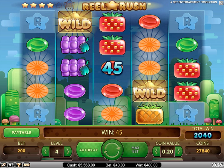 Reel Rush Slots Lord Ping