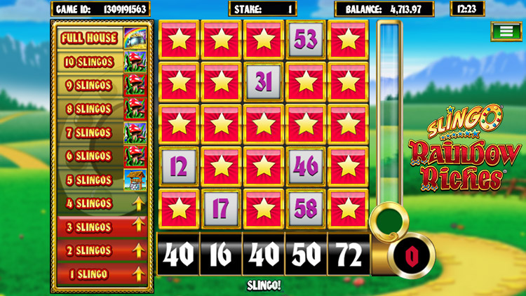 Slingo Rainbow Riches Slots Lord Ping