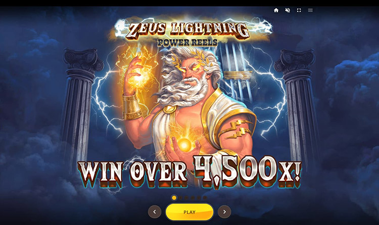 Zeus Lightning Power Reels Slots Lord Ping